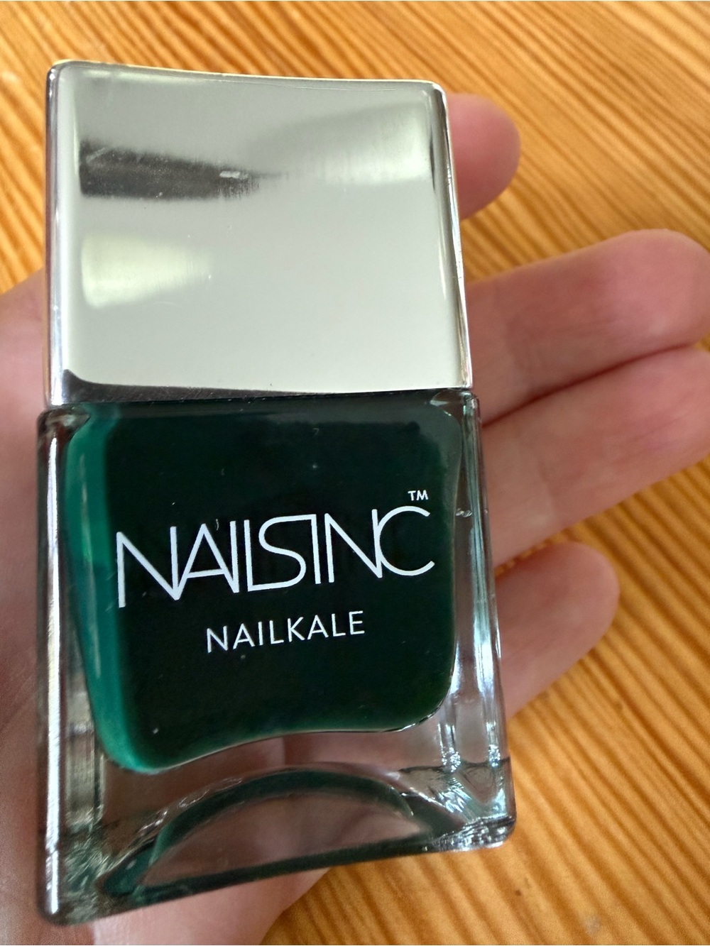NailKale Moisturizing Nail Polish - Deep Green